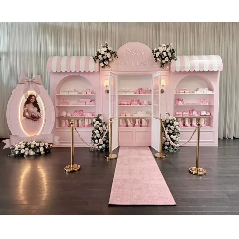 Lighting Decor Rentals - Kit Arco Floreale in PVC Bianco