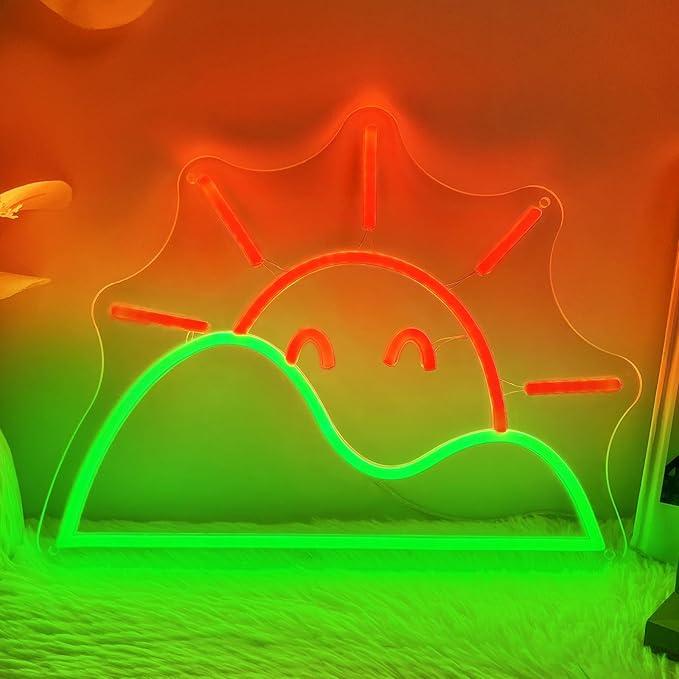 Lighting Decor Sunrise - Insegna Luminosa al Neon Sunrise, Luci
