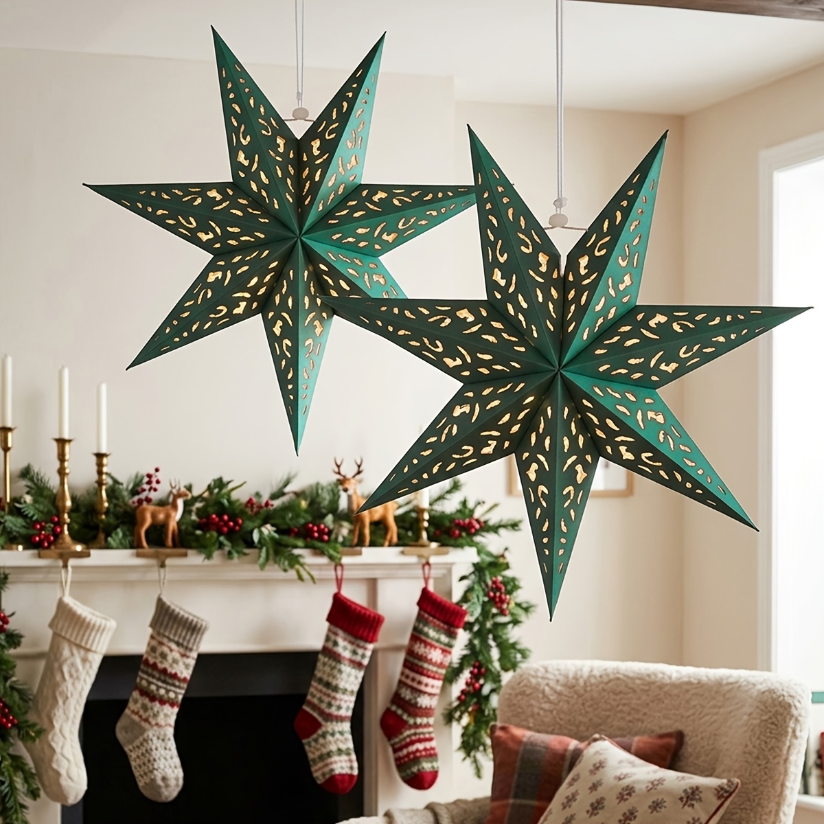 Pendant Lighting Christmas Decor - 2 pezzi, Pendenti, Decorazioni a Goccia