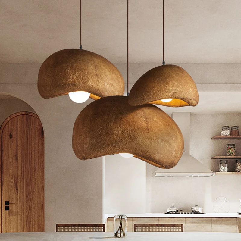 Japanese Lighting Decor - Wabi-Sabi Led lampade a sospensione pane