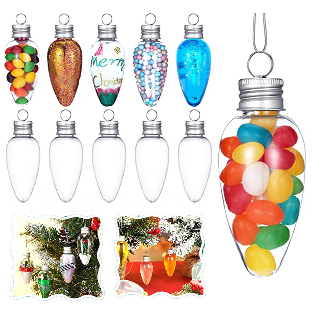 Pendant Lighting Christmas Decor - 5/10/50pcs Albero Di Natale Appeso Ornamento