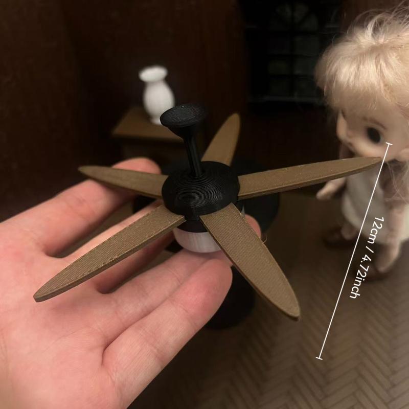 Decor Lighting Ceiling Fans - Ventilatore da Soffitto Vintage in Miniatura