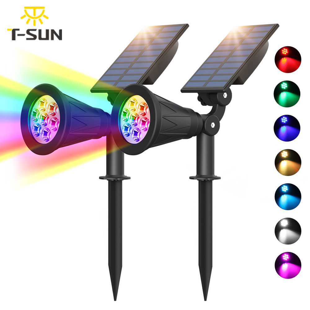 Lighting Decor Sunrise - 1 pz/2 pz 7LED faretto solare