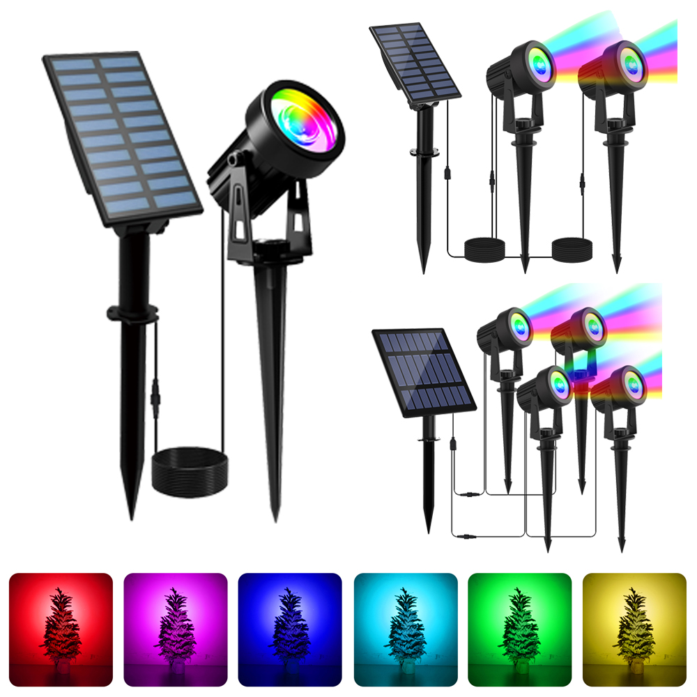 Lighting Decor Sunrise - 1/2/4 luci RGB Solar LED Light
