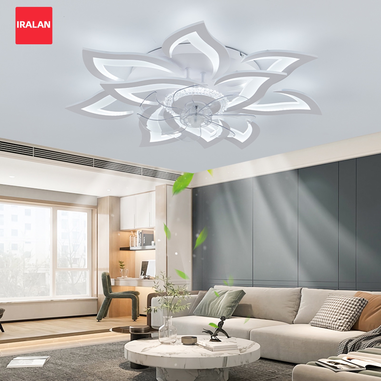 Decor Lighting Ceiling Fans - Ventilatore da soffitto a fiori con