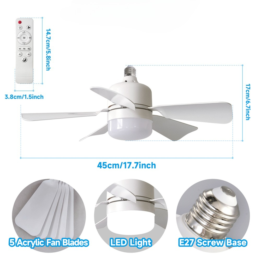 1/2 Pezzi Lampade Ventilatore  - Decor Lighting Ceiling Fans recensione e prezzo