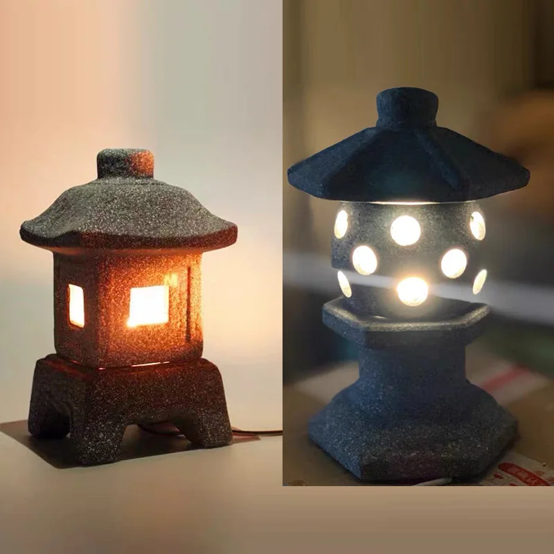 Lampada in pietra imitazione c - Japanese Lighting Decor recensione e prezzo