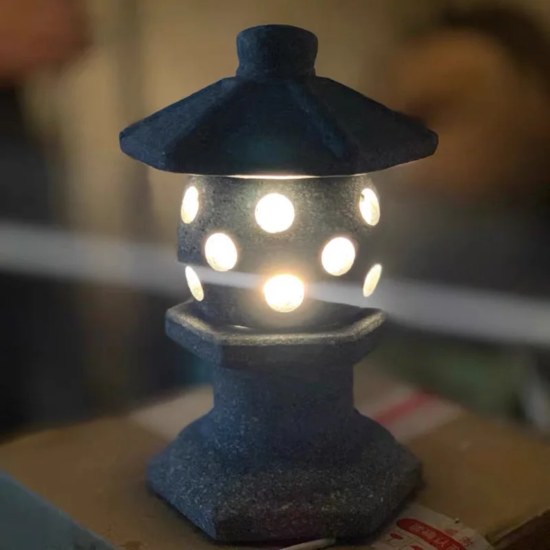 Lampada in pietra imitazione c - Japanese Lighting Decor recensione e prezzo