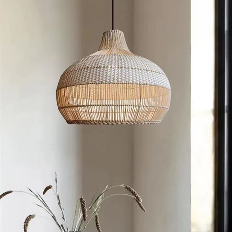 Lampada a Sospensione in Ratta - Japanese Lighting Decor recensione e prezzo