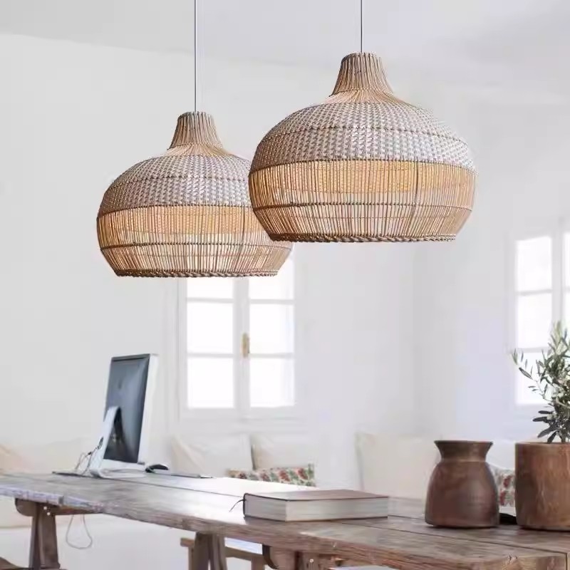 Lampada a Sospensione in Ratta - Japanese Lighting Decor recensione e prezzo