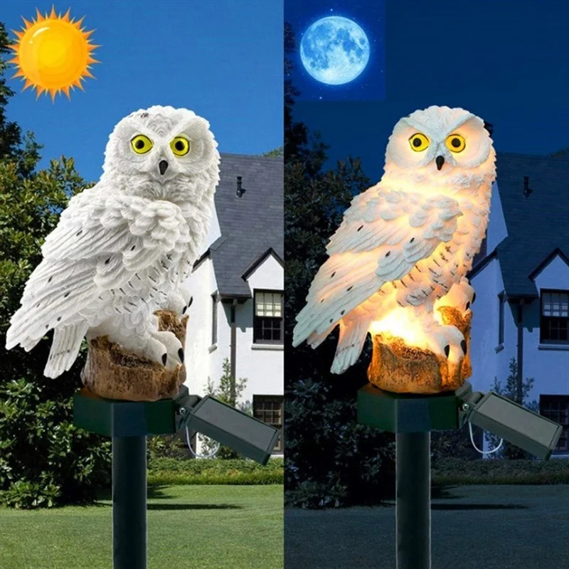 Statua di Gufo Solare con Luce - Lighting Decoration Ideas recensione e prezzo