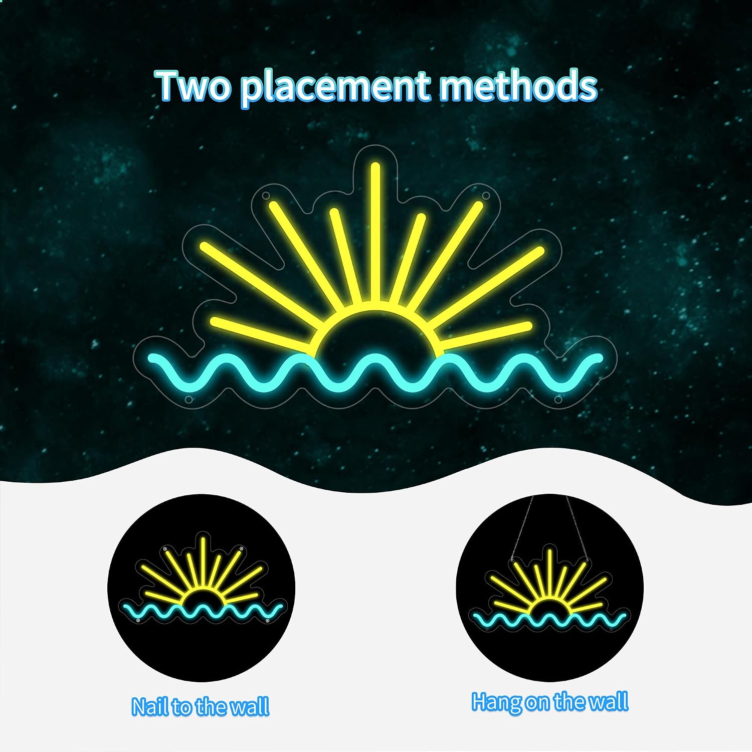 Insegna al Neon con Effetto On - Lighting Decor Sunrise recensione e prezzo