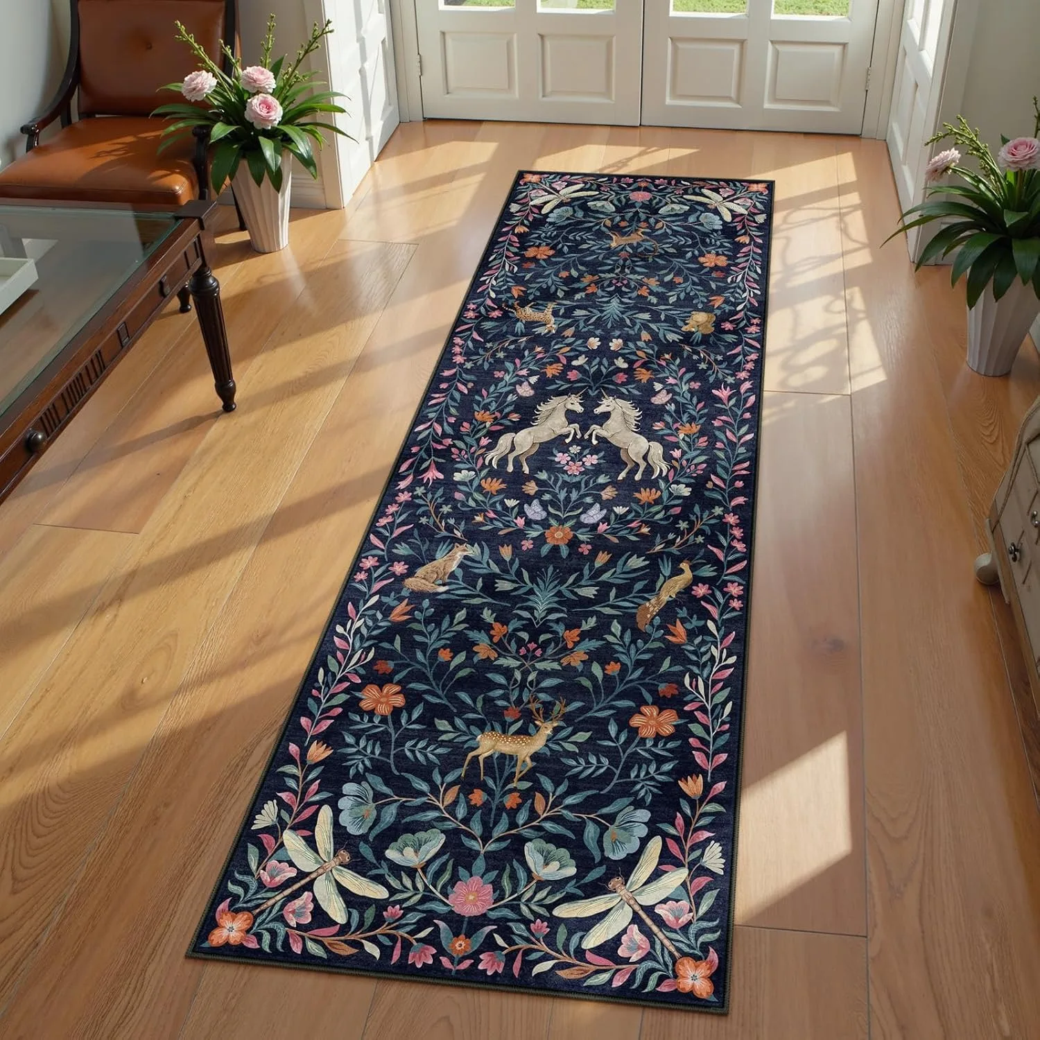 Tappeto runner a tema fiore di - Lighting Bug Decor recensione e prezzo
