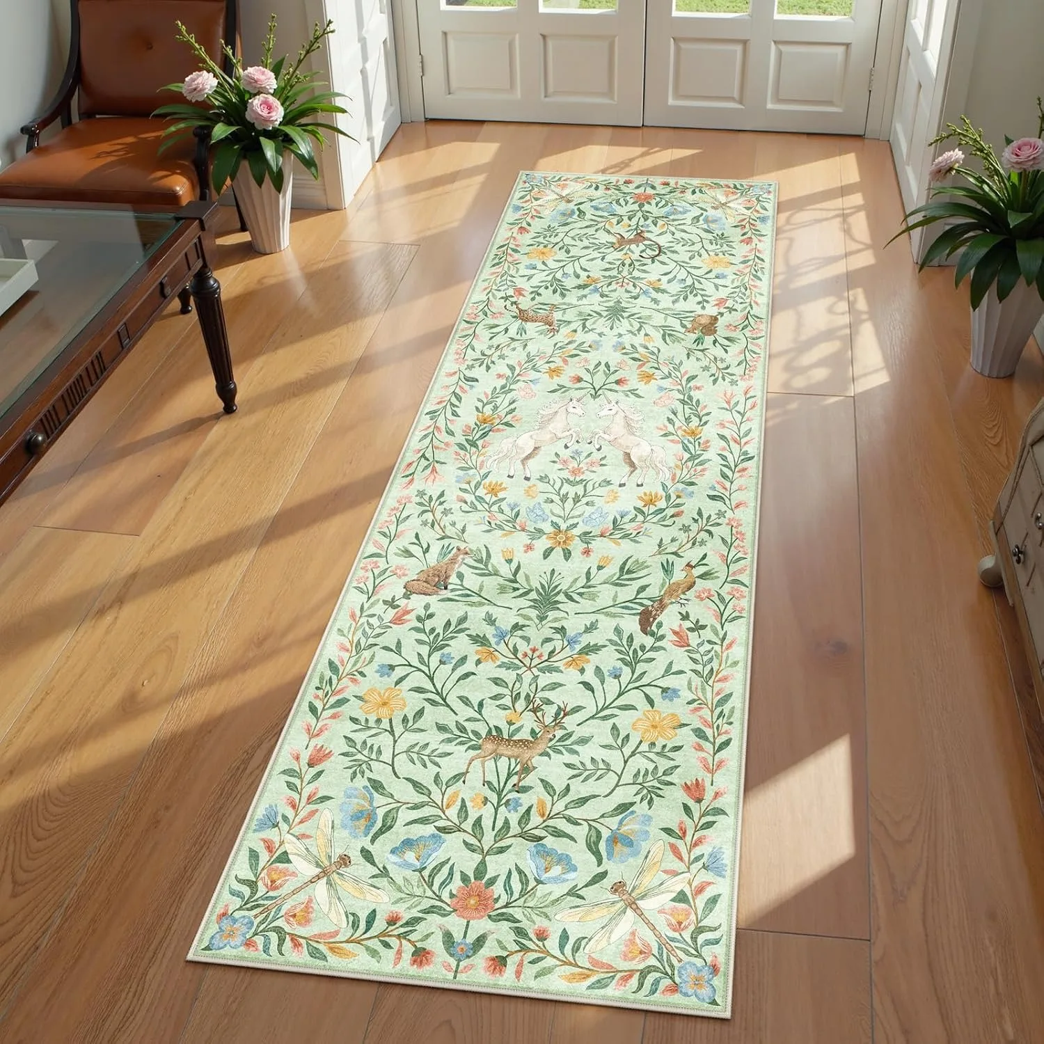 Tappeto runner a tema fiore di - Lighting Bug Decor recensione e prezzo