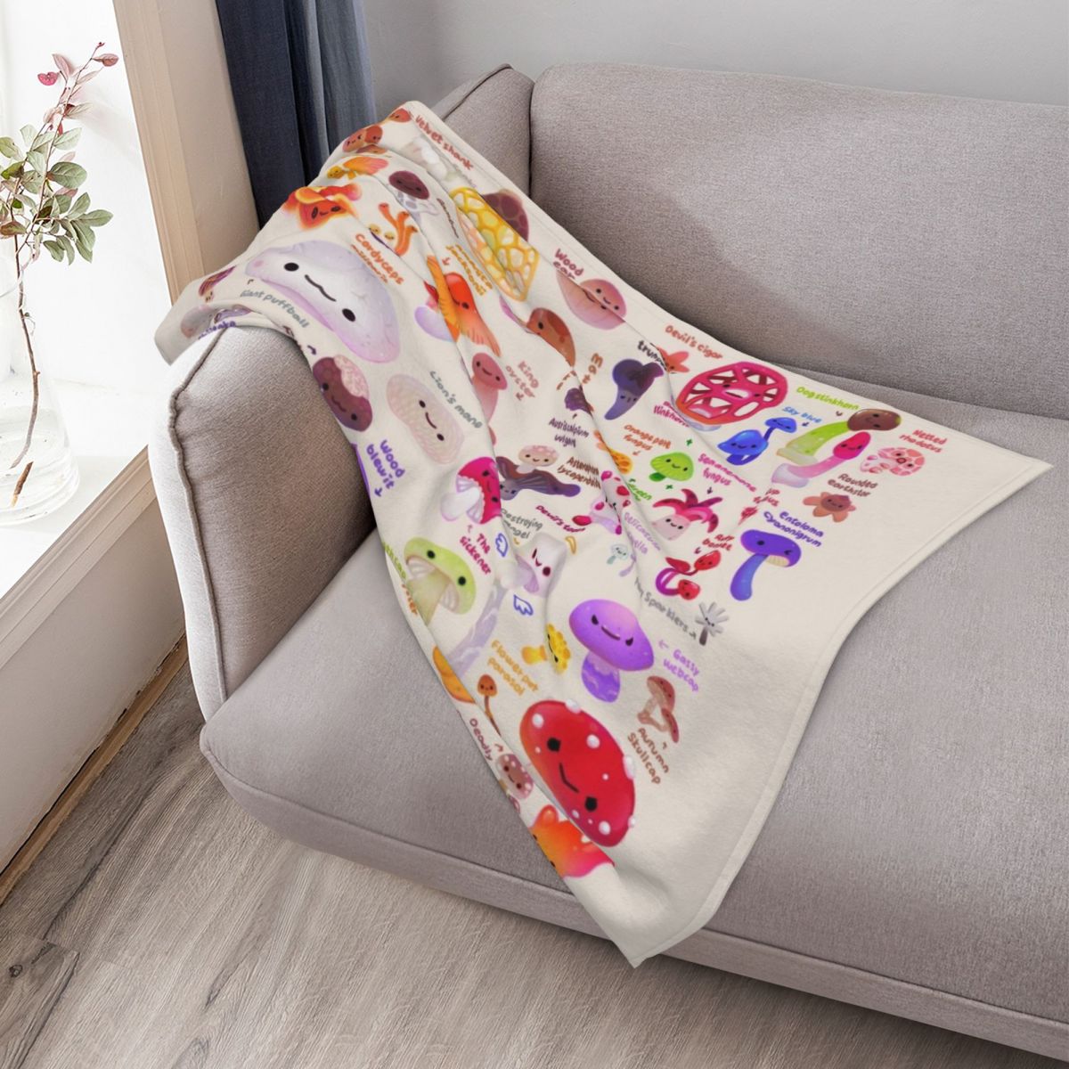 Coperta leggera a tema fungo,  - Home Decor Lighting Brands recensione e prezzo